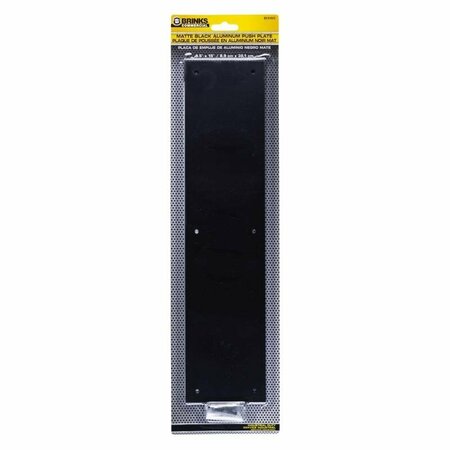 HAMPTON PRODUCTS INTL PUSH PLATE MATE BLK 15 in.L BC41022